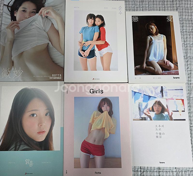 사진집 6권 팝니다.(윤태진 아나운서, 표은지, 김연진...--0