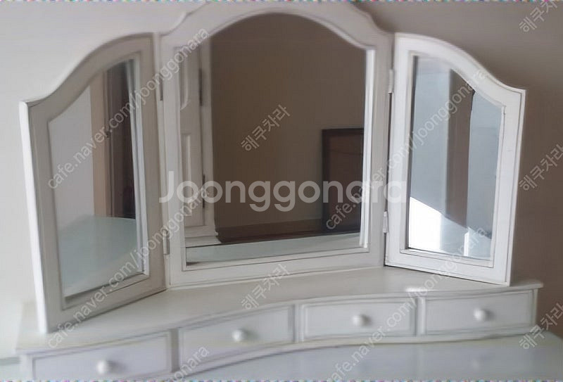 로망스(컨추리코너가구)삼면거울--0
