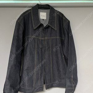 XL) 넌블랭크 포인티드 데님 셋업 자켓