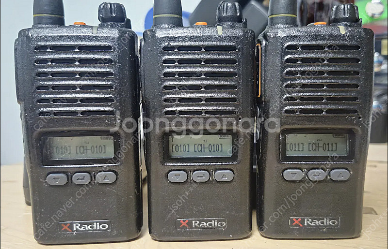 국산 연화엠텍 업무용 무전기 xl-400 3대 일괄 중...--1
