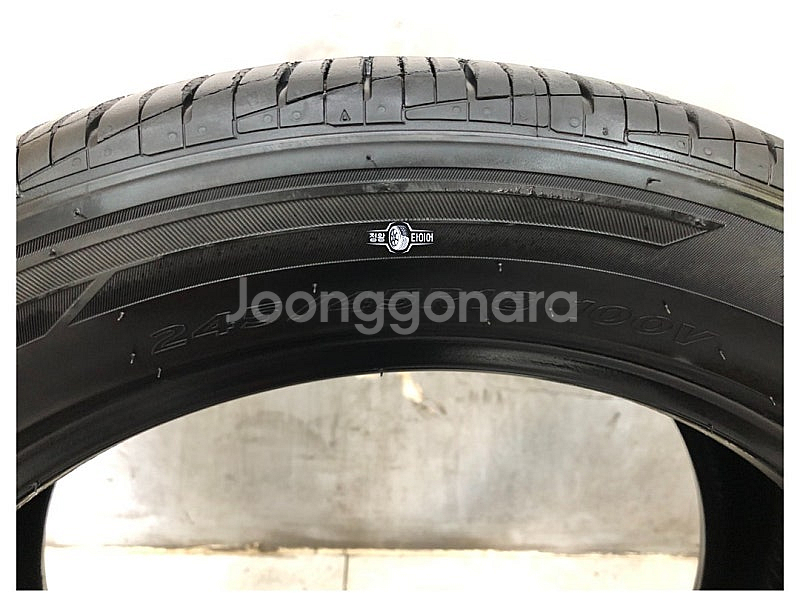 중고타이어 한국타이어 키너지EX 245/45R18 그랜...--4
