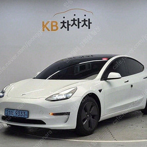 테슬라 모델 3 중고차 테슬라 모델3 중고차 흰색 2021년식 19,000km 스탠다드 레인지 플러스 중고차카페