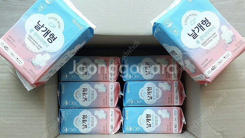 예지미인 날개형 롱 팬티라이너 40매*8팩--0