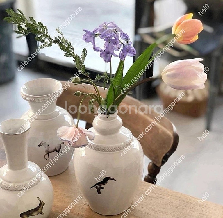 르디쉬 곰돌이 인테리어 꽃병--2