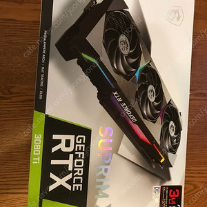 RTX 3080TI SUPRIM 그래픽 카드 3080TI 슈프림 팝니다.