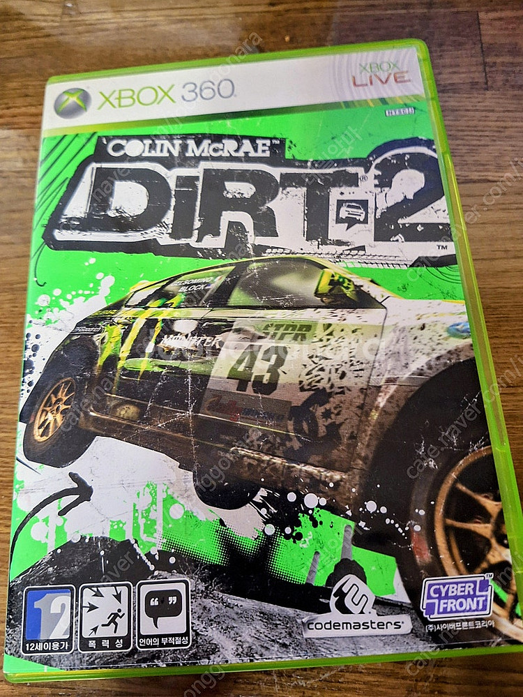 xbox360 더트2 정발판 팝니다.--0