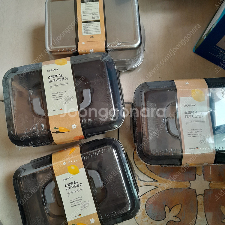 음식용기 김치저장용기 스텐팩 스테인레스 후라이팬--1
