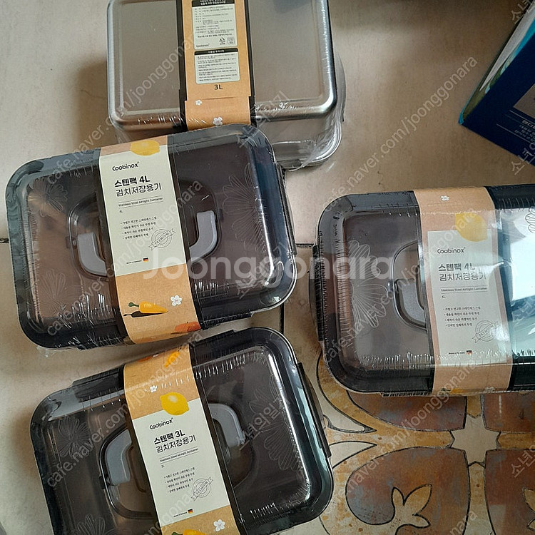 음식용기 김치저장용기 스텐팩 스테인레스 후라이팬--0