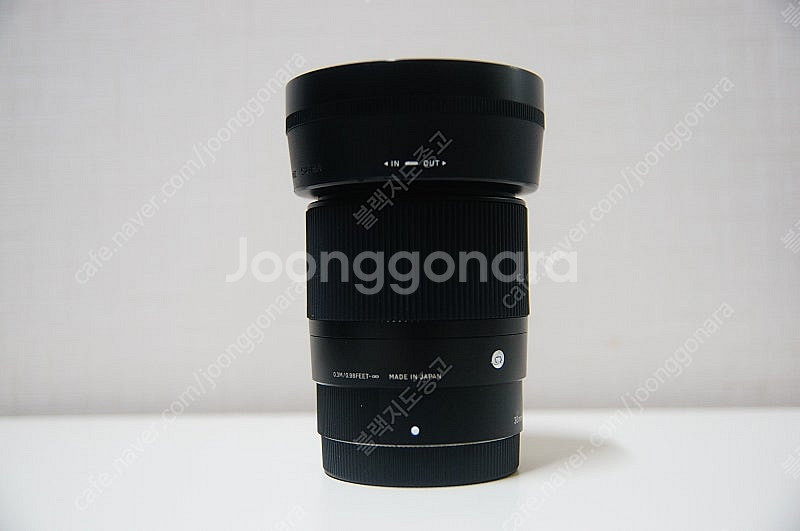 소니용 삼식이 시그마 30mm f1.4 단렌즈 팝니다.--2