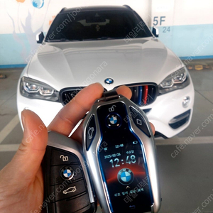 BMW SUV X3, X4, X5, X6 인기모델 다양한 연식 자동차키를 최신형 LCD 풀터치 스크린 디스플레이키로 업그레이드 전환 제작 편리한 근접도어, 차량제어 기능 활성화 추