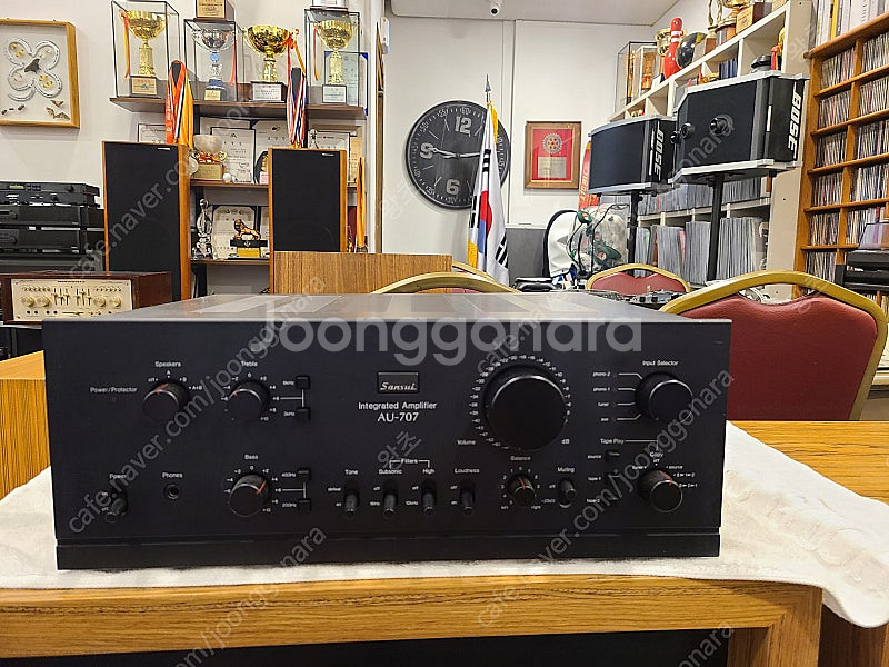 산수이 명기 AU707 인티엠프 저렴히 판매--0