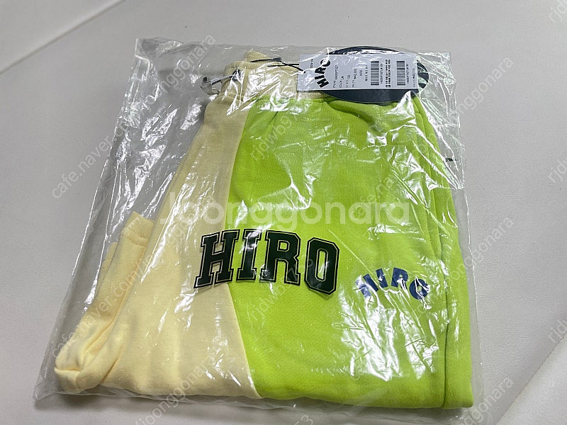 히로 웨이브 하프 팬츠 라임 130--0