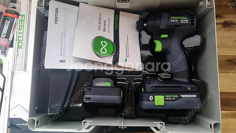 페스툴 FESTOOL 충전 임팩트 드릴 TID18 HP...--0