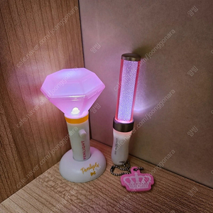 핑크 아이돌 미니 응원봉 팬라이트 가챠 일괄