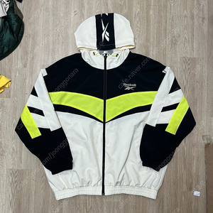 리복 클래식 빅로고 후드 바람막이 자켓 3XL
