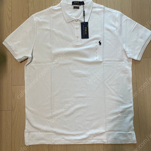[새제품] 폴로 랄프로렌 Polo Ralph Lauren 카라티 화이트 L 택포 8.5