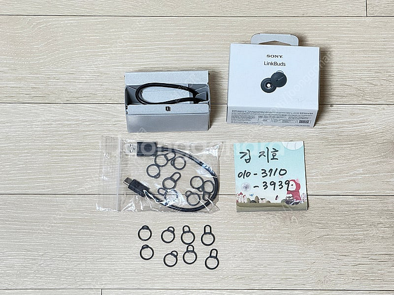 소니 링크버즈 피팅 서포터 USB 케이블 액세서리 팝니...--0