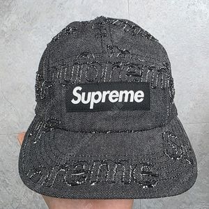 슈프림 정품 캠프캡 멀티로고