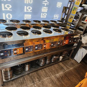 중고거송돌솥밥기계20구엔텍스솥밥기계14구,10구