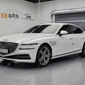 흰색 제네시스 G80 중고 제네시스 중고 2.5 가솔린 터보 AWD 기본형 중고차구매후기 69,100 km