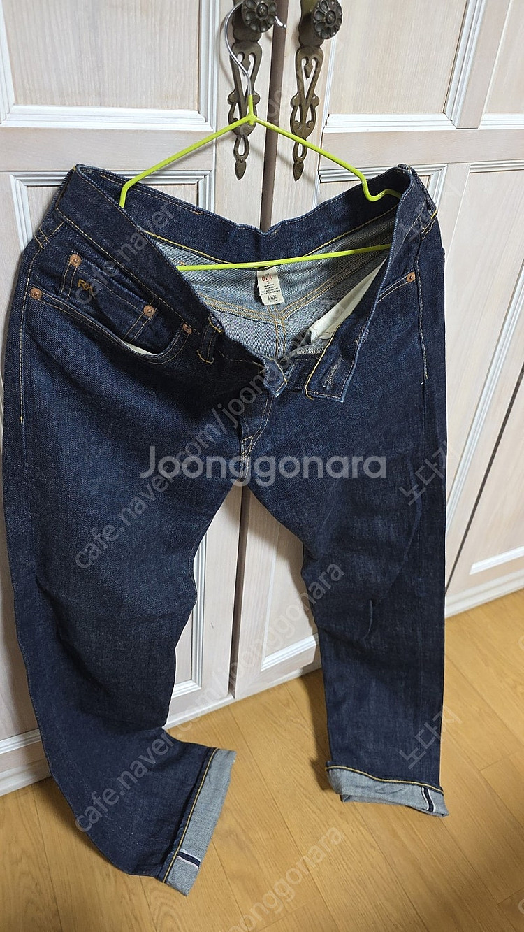 Rrl 셀비지데님 스트레이트레그 30*32--0