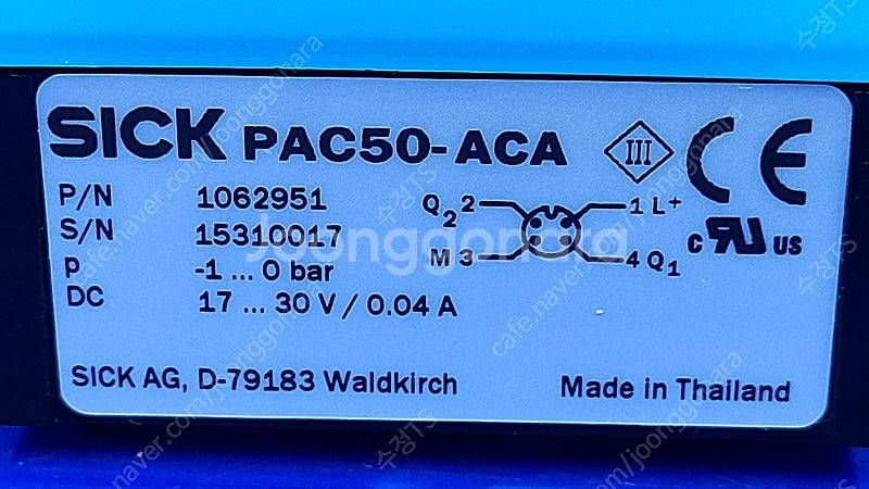 SICK 압력센서 PAC50-ACA / SICK 압력센...--3