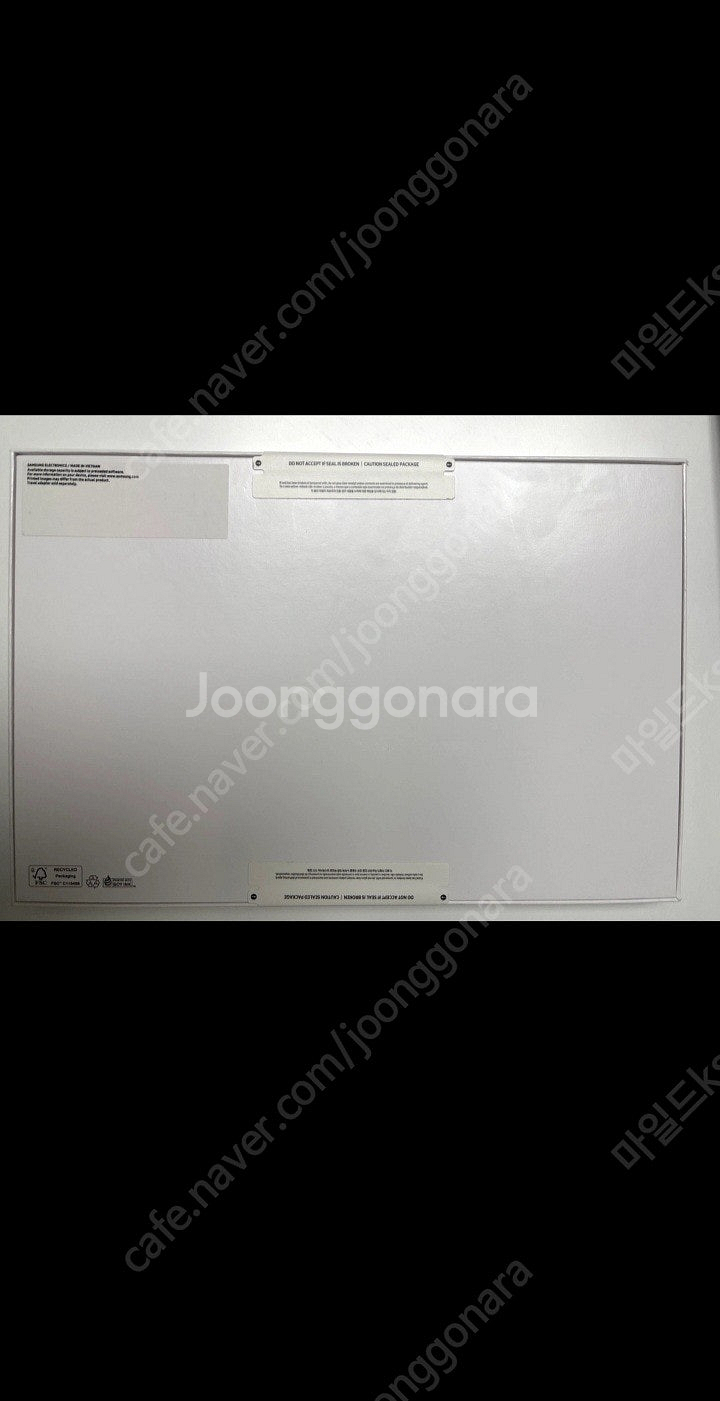 갤럭시탭 s10플러스wifl 몬스톤그레이256기가미개봉...--1