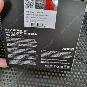 AMD 9800X3D CPU 멀티팩 정품 미개봉 새제품