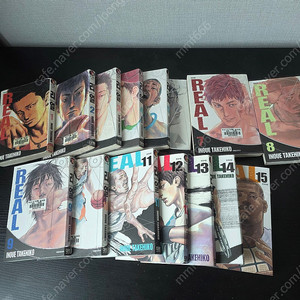 리얼 1~15권 팝니다(대여점+소장용 혼합)