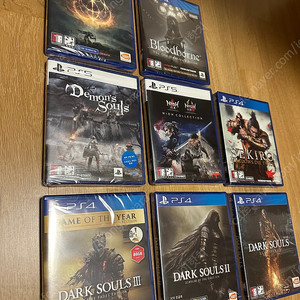 ps4,5 소울 시리즈 미개봉 일괄 판매
