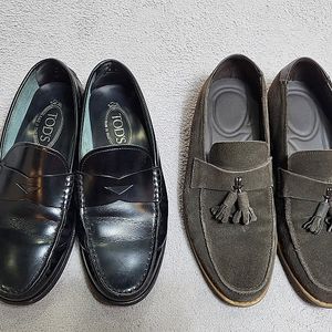 가격내림 255 tod's 토즈 블랙 페니로퍼 / Tandy 텐디 스웨이드 테슬로퍼