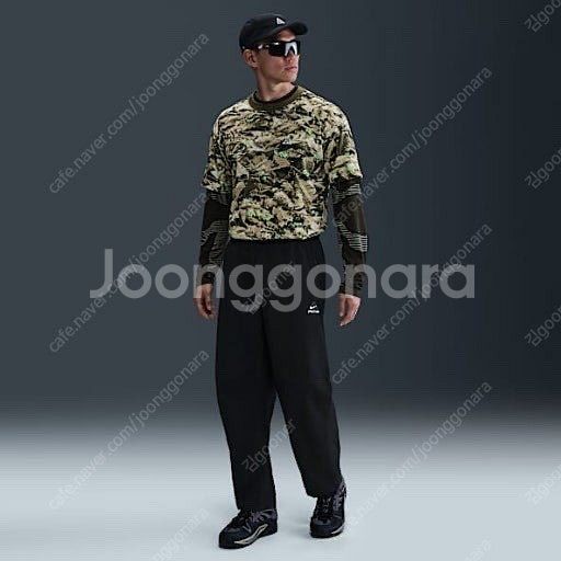 나이키 acg 블랙이구아나 팬츠 2in1 해외판--0