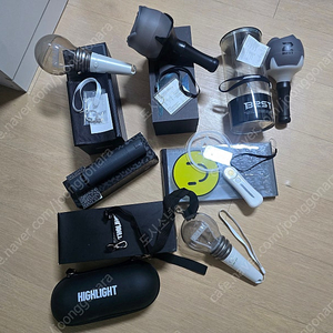 비스트/하이라이트 응원봉(임시봉/야광봉/로즈봉/할라봉) 팝니다.