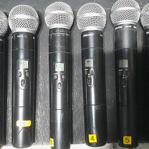 shure ulxp4 슈어 슈무선마이크 핸드 6세트 일괄판매