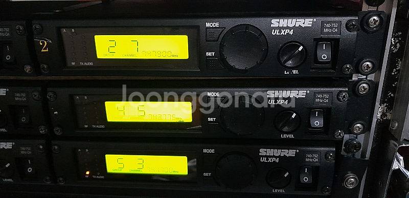 shure ulxp4 슈어 슈무선마이크 핸드 6세트 일...--2
