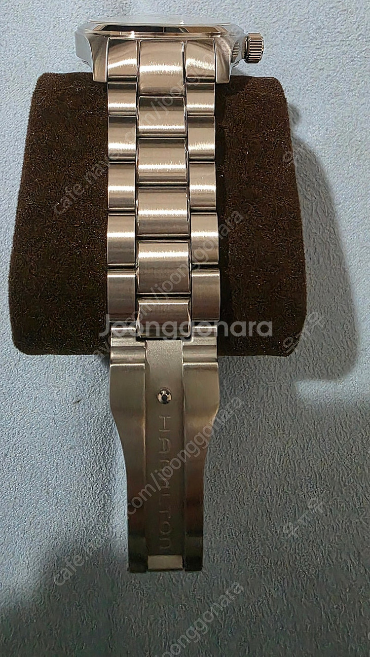 해밀턴 카키필드 머피 38mm 블랙 브레이슬릿 H704...--6