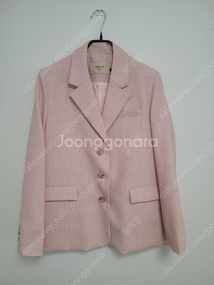 새옷같음)NAIN 아틀리에 )핑크 자켓 ,반바지 셋업--1