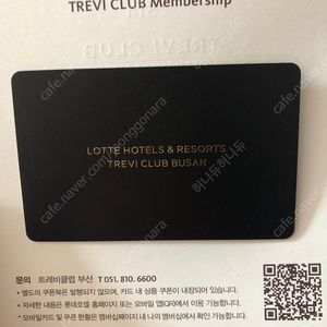 부산 롯데호텔 라세느 트레비클럽 식음형 양도