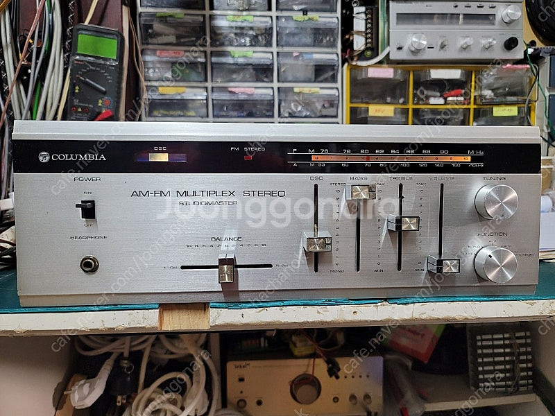 COLUMBIA. 진공관 앰프 장전축 분리 앰프--0