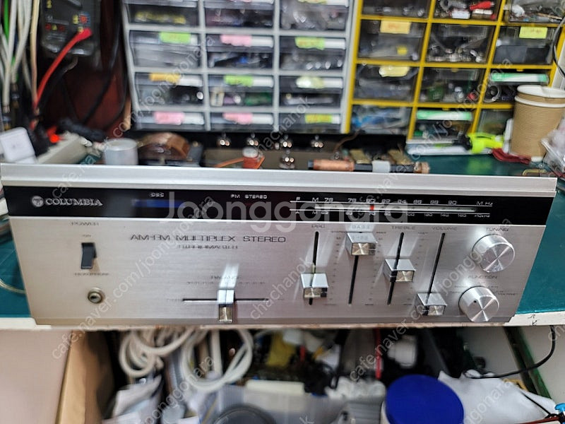 COLUMBIA. 진공관 앰프 장전축 분리 앰프--7