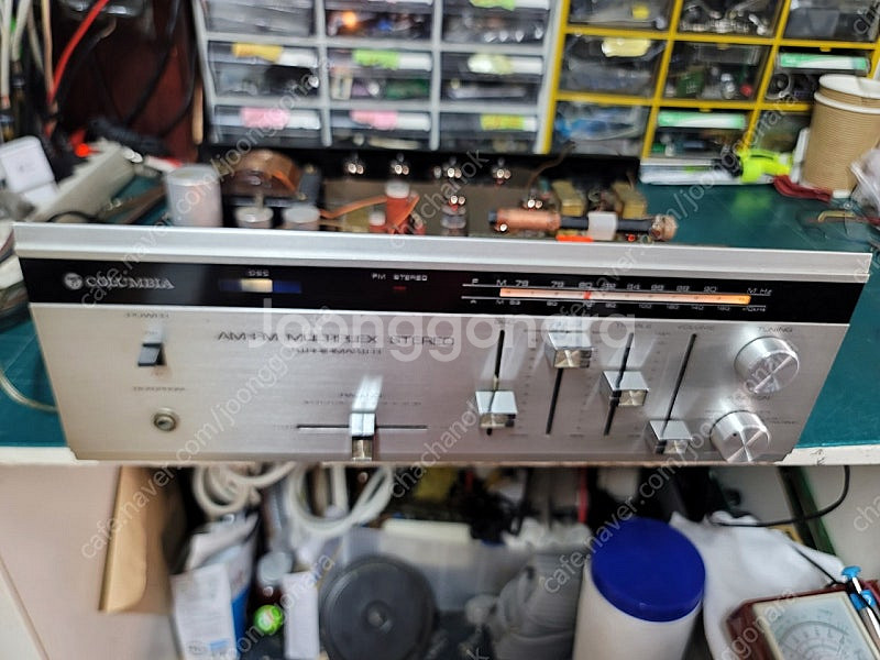 COLUMBIA. 진공관 앰프 장전축 분리 앰프--8