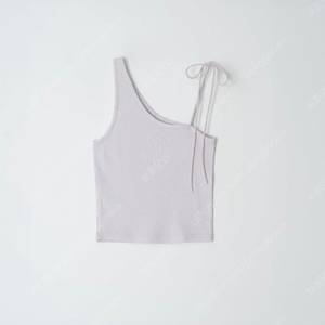 Leeds 리즈 언발 리본 뷔스티에 라벤더컬러