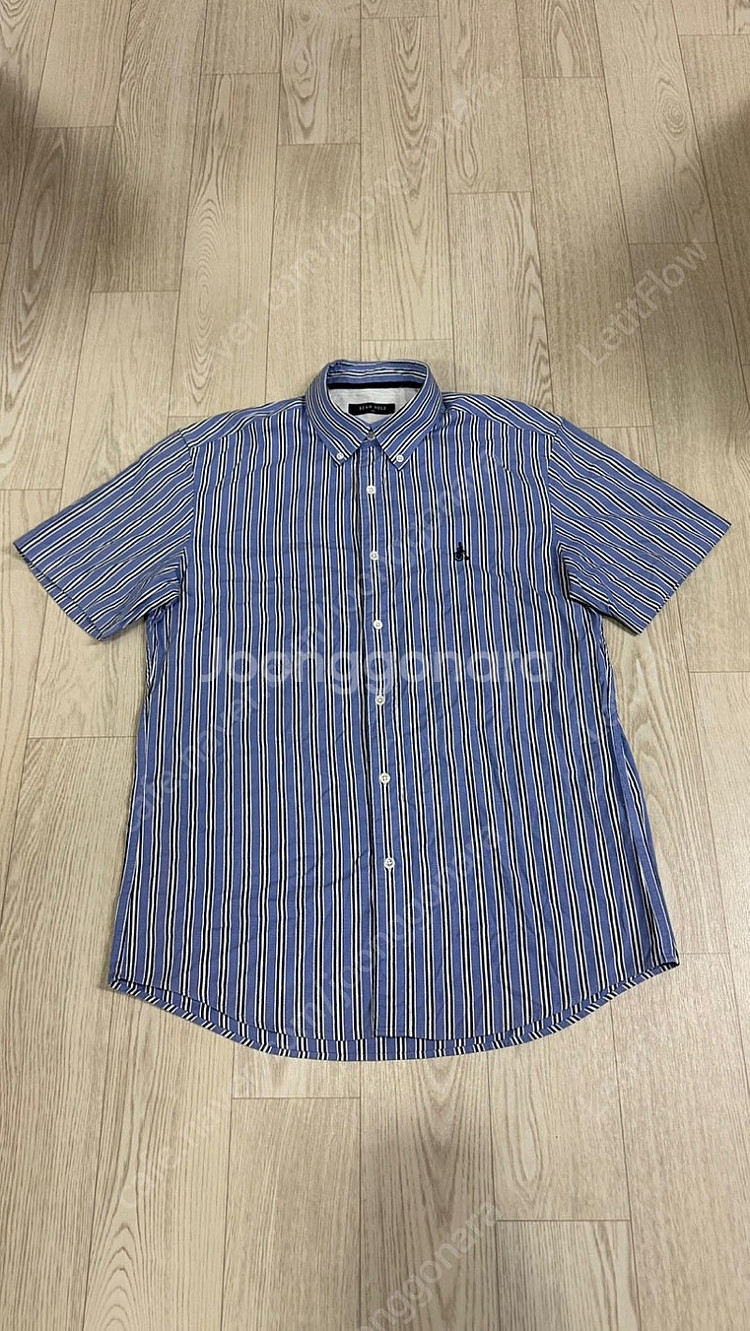 Beanpole 빈폴 스트라이프 반팔 셔츠 남방--0