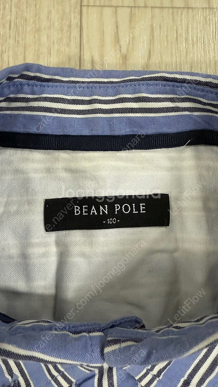 Beanpole 빈폴 스트라이프 반팔 셔츠 남방--2