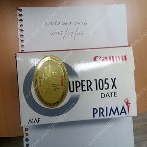 Canon 필름카메라 PRIMA SUPER 105 X ( 미개봉품 )