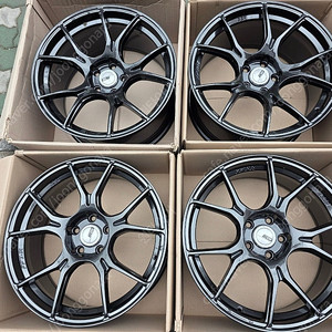 SSR GTX 02 19인치 정품 초경량 고스트 크롬 한대분 상태최상