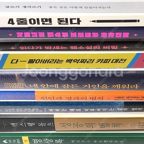 글쓰기 생각쓰기, 4줄이면 된다, 네 안에 잠든 거인을...--0