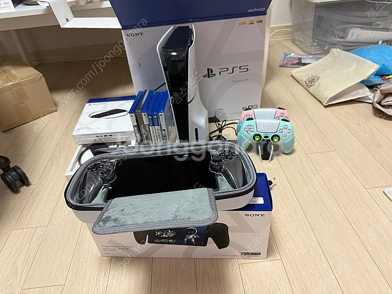 플스5 ps5 슬림 디스크 + 플스 포탈(블랙) 팝니다...--8