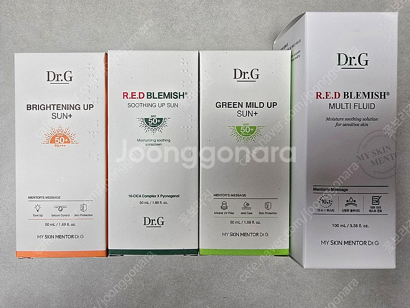 닥터지 선크림3개,멀티플루이드1개(새상품,택포)--0