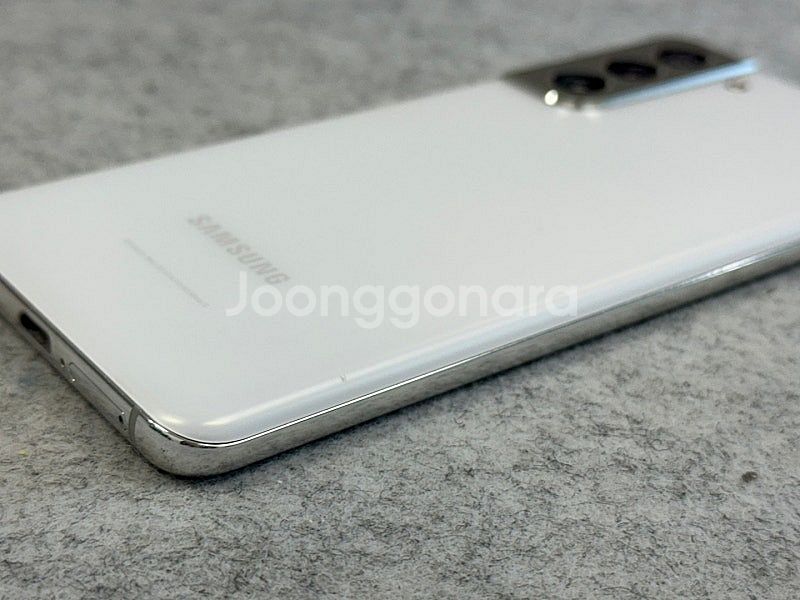 갤럭시S21 화이트 256G 미파손 가성비꿀폰 상태좋은...--7